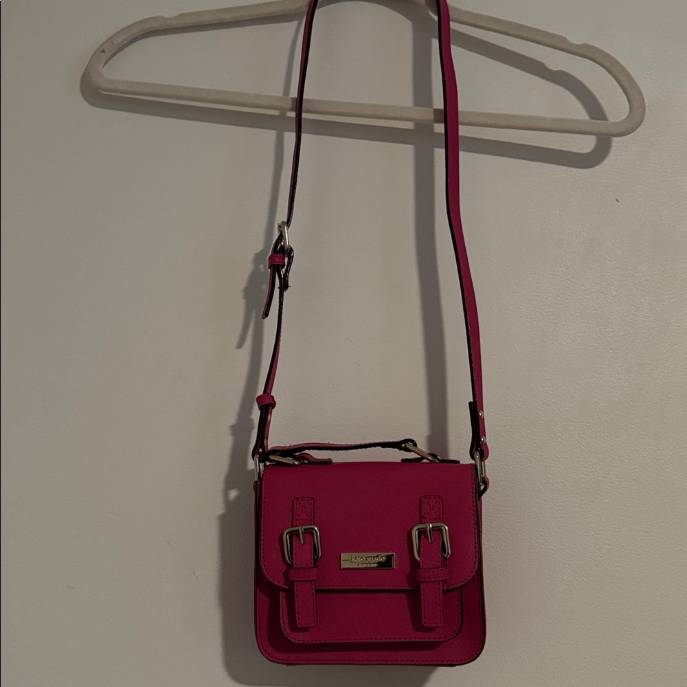 Kate spade Pink Crossbody Bag with Buckle Accents